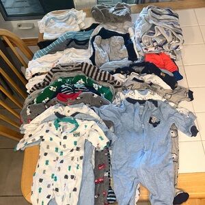34 piece newborn boy bundle!